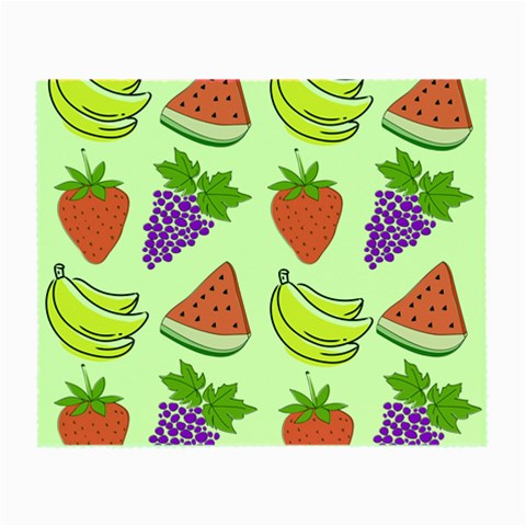 Fruits Pattern Background Food Small Glasses Cloth from ArtsNow.com Front