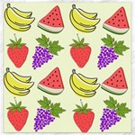 Fruits Pattern Background Food Canvas 16  x 16 