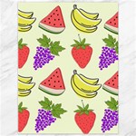 Fruits Pattern Background Food Canvas 36  x 48 