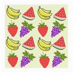 Fruits Pattern Background Food Medium Glasses Cloth