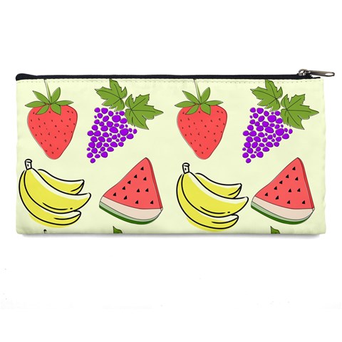 Fruits Pattern Background Food Pencil Case from ArtsNow.com Back