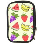 Fruits Pattern Background Food Compact Camera Leather Case