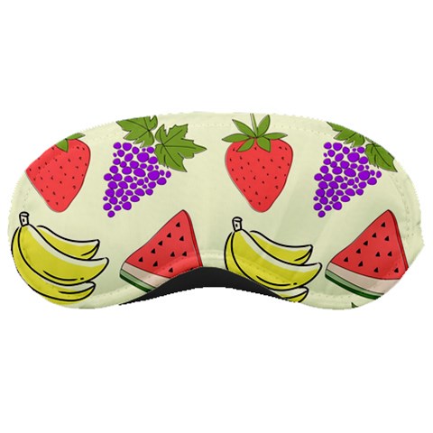 Fruits Pattern Background Food Sleep Mask from ArtsNow.com Front