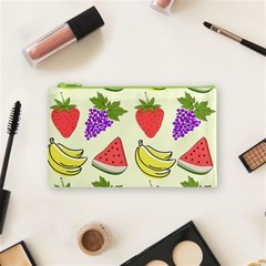 Fruits Pattern Background Food Cosmetic Bag (Small) from ArtsNow.com Front