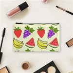 Fruits Pattern Background Food Cosmetic Bag (Small)