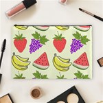 Fruits Pattern Background Food Cosmetic Bag (Large)
