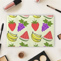 Fruits Pattern Background Food Cosmetic Bag (Large) from ArtsNow.com Back