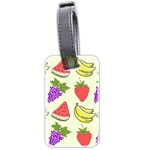 Fruits Pattern Background Food Luggage Tag (two sides)