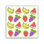 Fruits Pattern Background Food Memory Card Reader (Square)