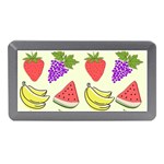 Fruits Pattern Background Food Memory Card Reader (Mini)