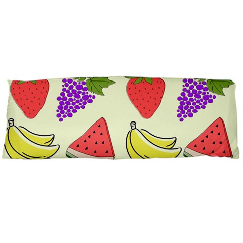 Fruits Pattern Background Food Body Pillow Case (Dakimakura) from ArtsNow.com Body Pillow Case