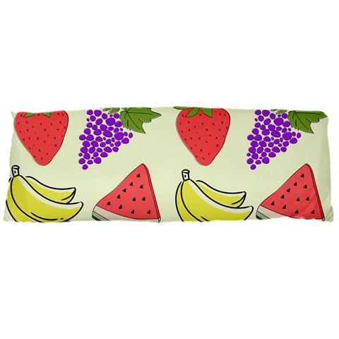 Fruits Pattern Background Food Body Pillow Case Dakimakura (Two Sides) from ArtsNow.com Back