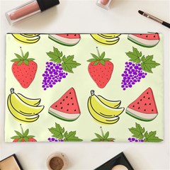 Fruits Pattern Background Food Cosmetic Bag (XXL) from ArtsNow.com Back