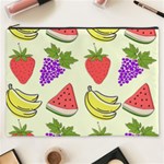 Fruits Pattern Background Food Cosmetic Bag (XXXL)