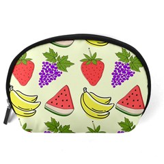 Fruits Pattern Background Food Accessory Pouch (Large) from ArtsNow.com Back