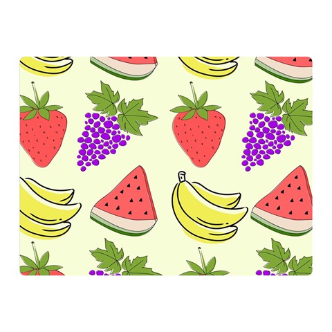 Fruits Pattern Background Food Two Sides Premium Plush Fleece Blanket (Mini) from ArtsNow.com 35 x27  Blanket Back