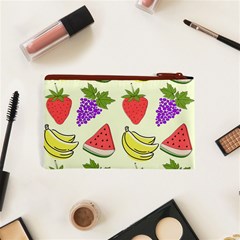 Fruits Pattern Background Food Cosmetic Bag (XS) from ArtsNow.com Back