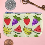 Fruits Pattern Background Food Large Coin Purse
