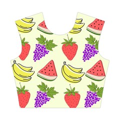 Fruits Pattern Background Food Cotton Crop Top from ArtsNow.com Front