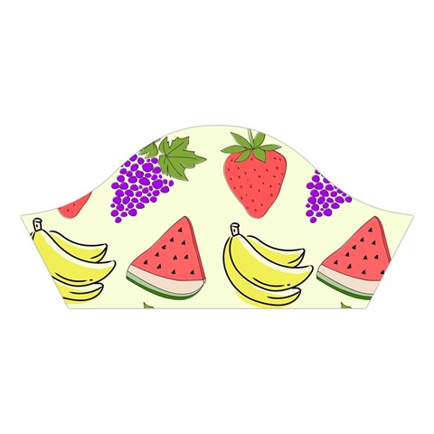 Fruits Pattern Background Food Cotton Crop Top from ArtsNow.com Right Sleeve