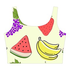Fruits Pattern Background Food Midi Sleeveless Dress from ArtsNow.com Top Front