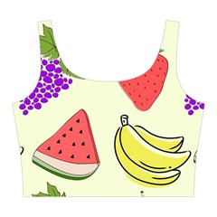 Fruits Pattern Background Food Midi Sleeveless Dress from ArtsNow.com Top Back