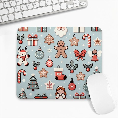 Christmas Cartoon Pattern Large Mousepad from ArtsNow.com Front
