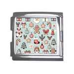 Christmas Cartoon Pattern Mega Link Italian Charm (18mm)