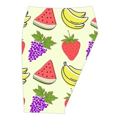 Fruits Pattern Background Food Midi Wrap Pencil Skirt from ArtsNow.com  Front Right 