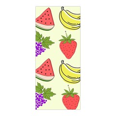 Fruits Pattern Background Food Pleated Skirt from ArtsNow.com Front Pleats