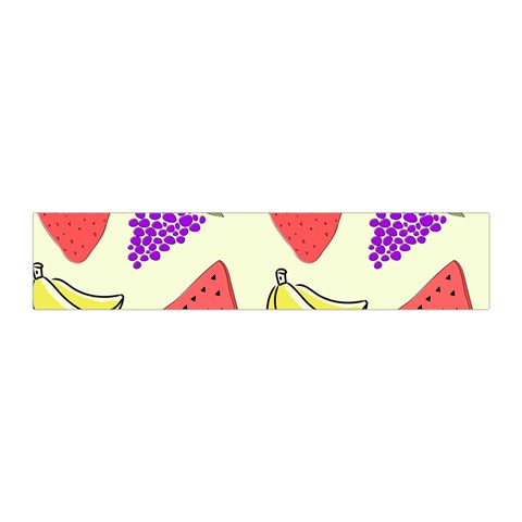 Fruits Pattern Background Food Pleated Skirt from ArtsNow.com Waist Band