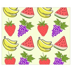 Fruits Pattern Background Food Medium Tote Bag from ArtsNow.com Back