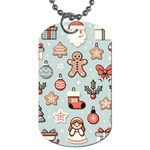 Christmas Cartoon Pattern Dog Tag (Two Sides)