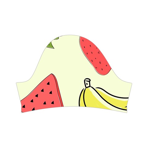 Fruits Pattern Background Food Kids  Short Sleeve Velvet Dress from ArtsNow.com Left Sleeve