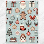 Christmas Cartoon Pattern Canvas 36  x 48 