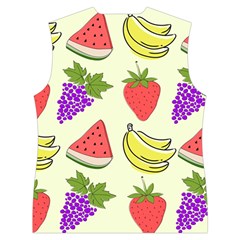 Fruits Pattern Background Food Women s Button Up Vest from ArtsNow.com Back