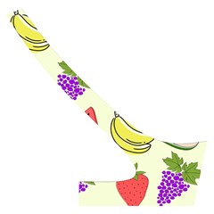 Fruits Pattern Background Food Cross Back Hipster Bikini Set from ArtsNow.com Back Right