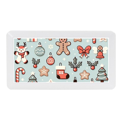 Christmas Cartoon Pattern Memory Card Reader (Mini) from ArtsNow.com Front