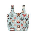 Christmas Cartoon Pattern Full Print Recycle Bag (S)
