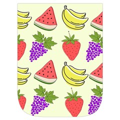 Fruits Pattern Background Food Waist Pouch (Large) from ArtsNow.com Front Pocket