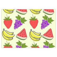Fruits Pattern Background Food Wristlet Pouch Bag (Small) from ArtsNow.com Belt Loop