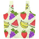 Fruits Pattern Background Food Full Print Recycle Bag (XXXL)