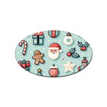 Christmas Decoration Angel Sticker Oval (100 pack)