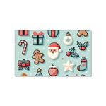 Christmas Decoration Angel Sticker Rectangular (10 pack)