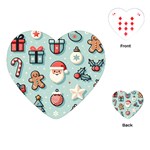 Christmas Decoration Angel Playing Cards Single Design (Heart)