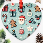 Christmas Decoration Angel Heart Ornament (Two Sides)