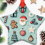 Christmas Decoration Angel Star Ornament (Two Sides)