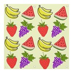 Fruits Pattern Background Food Banner and Sign 3  x 3 