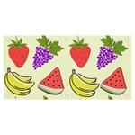 Fruits Pattern Background Food Banner and Sign 6  x 3 