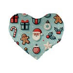 Christmas Decoration Angel Standard 16  Premium Heart Shape Cushions